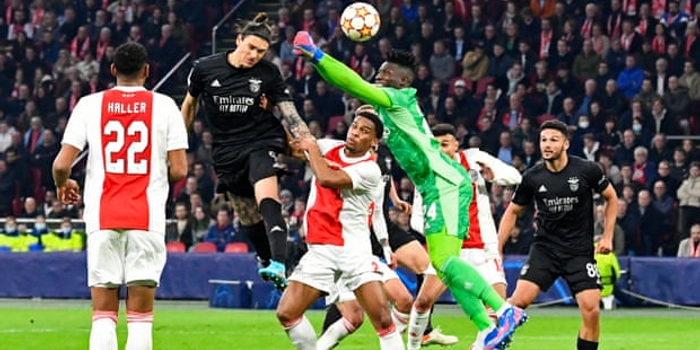 歐冠生死劫：阿賈克斯主場(chǎng)背水戰(zhàn)本菲卡